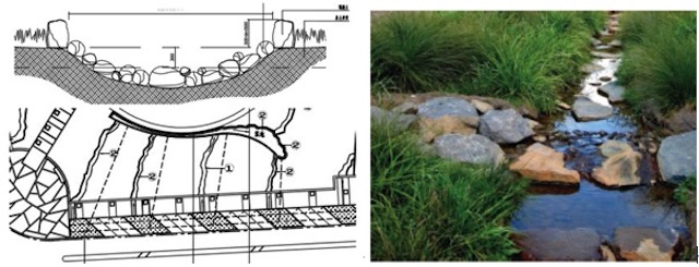 生态排水沟示例图